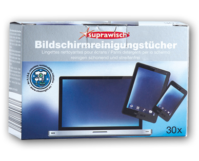SUPRAWISCH(R) Bildschirmreinigungstücher