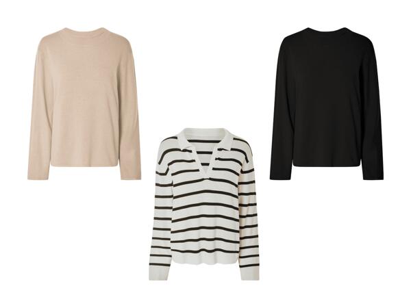 Pull à mailles fines