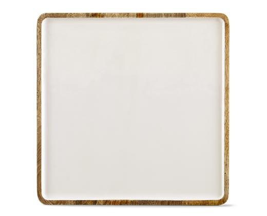 Crofton 
 Enameled Wood Serving Tray