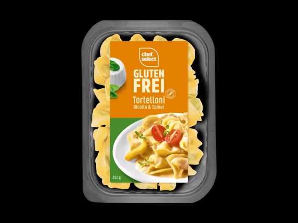 Glutenfreie Tortelloni Ricotta-Spinat