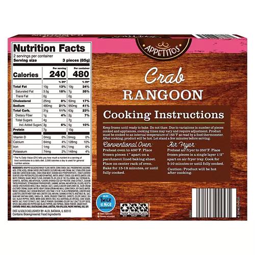 Crab Rangoon Crispy Wonton, 6 oz