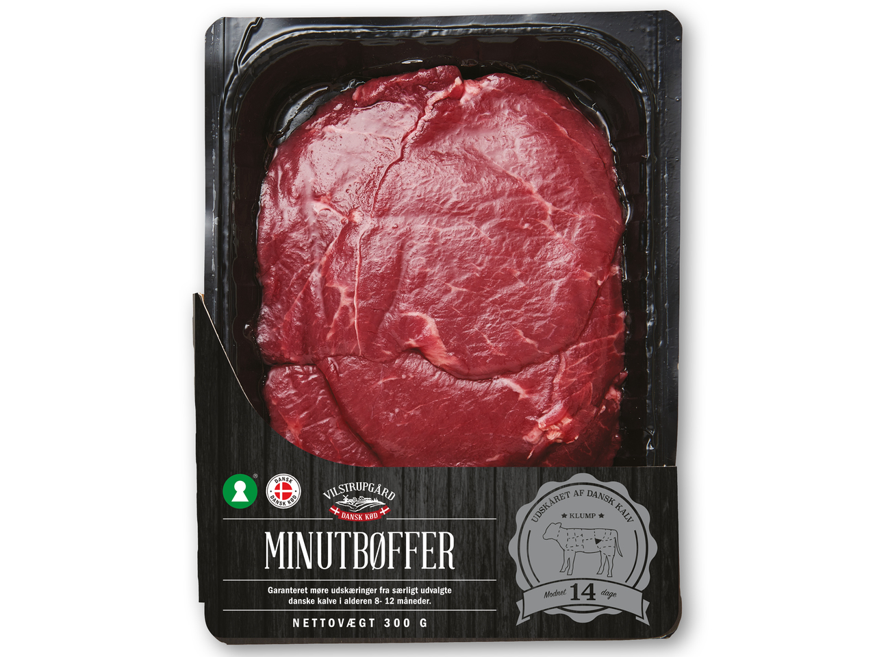 VILSTRUPGÅRD Danske kalveminutbøffer