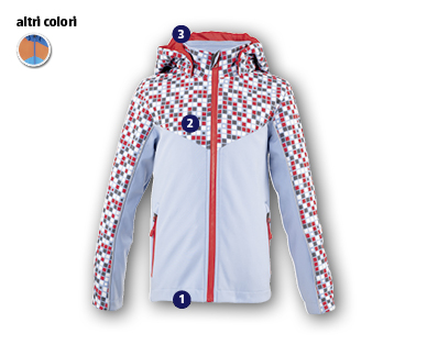 Giacca in softshell per bambini INOC