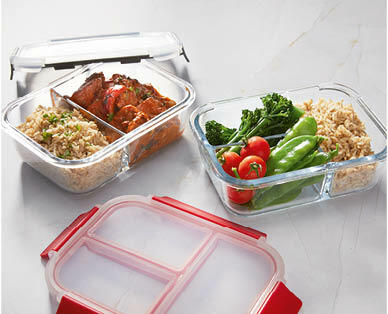 Divided Glass Containers