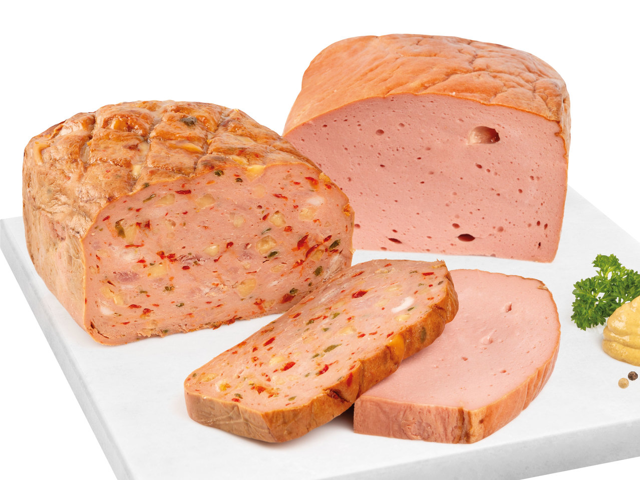 ECHT HERZHAFT Leberkäse mit Backkruste oder Pizza-Leberkäse