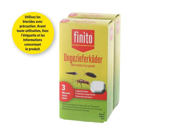 Appât insecticide finito