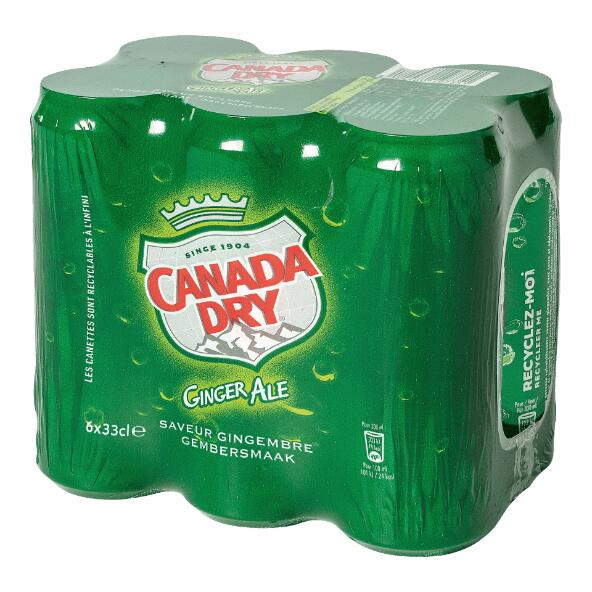 CANADA DRY(R) 				Ginger ale, 6 pcs