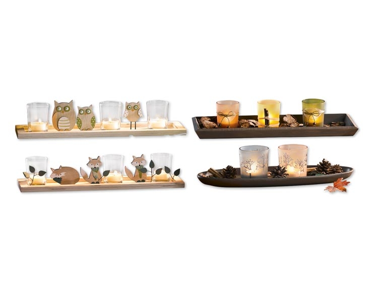 Plateau pour bougies chauffe-plat