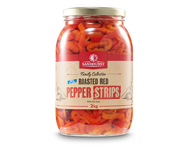 Sandhurst Roasted Red Pepper Strips 2kg