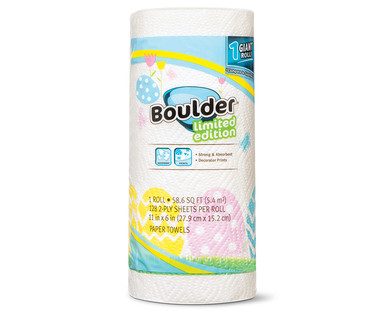 Boulder Easter Print Paper Towels