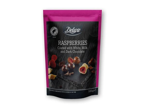 DELUXE Tørret frugt med chokolade