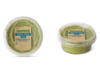 Little Salad Bar Spicy Tomatillo Guacamole or Tomatillo Avocado Salsa