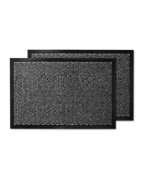 Grey Pattern Twin Pack Utility Mats