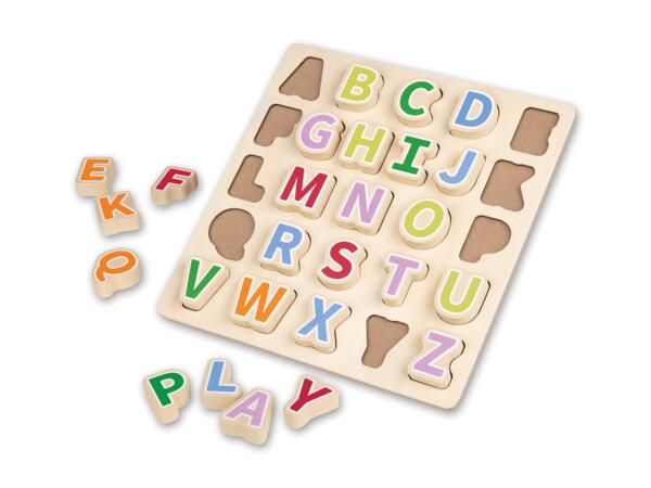Holz-Lernpuzzle
