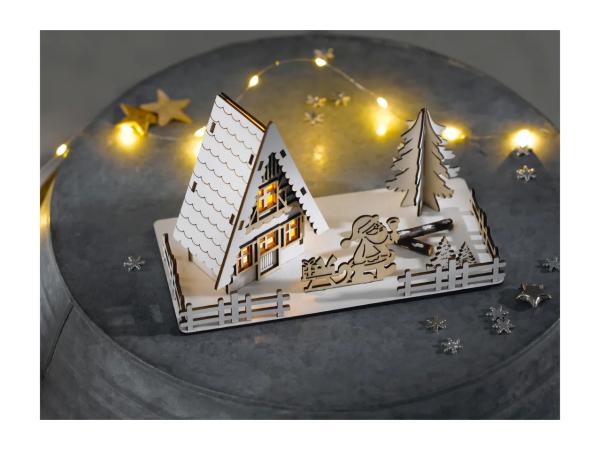 Livarno Home Light-Up Wooden Christmas Scene