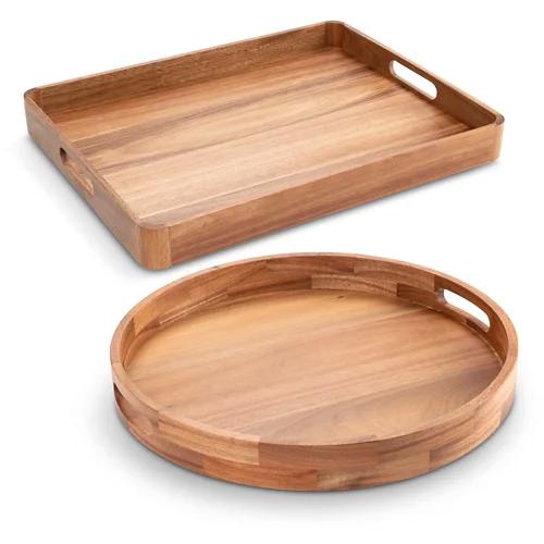 CROFTON Servierplatte aus Akazienholz
