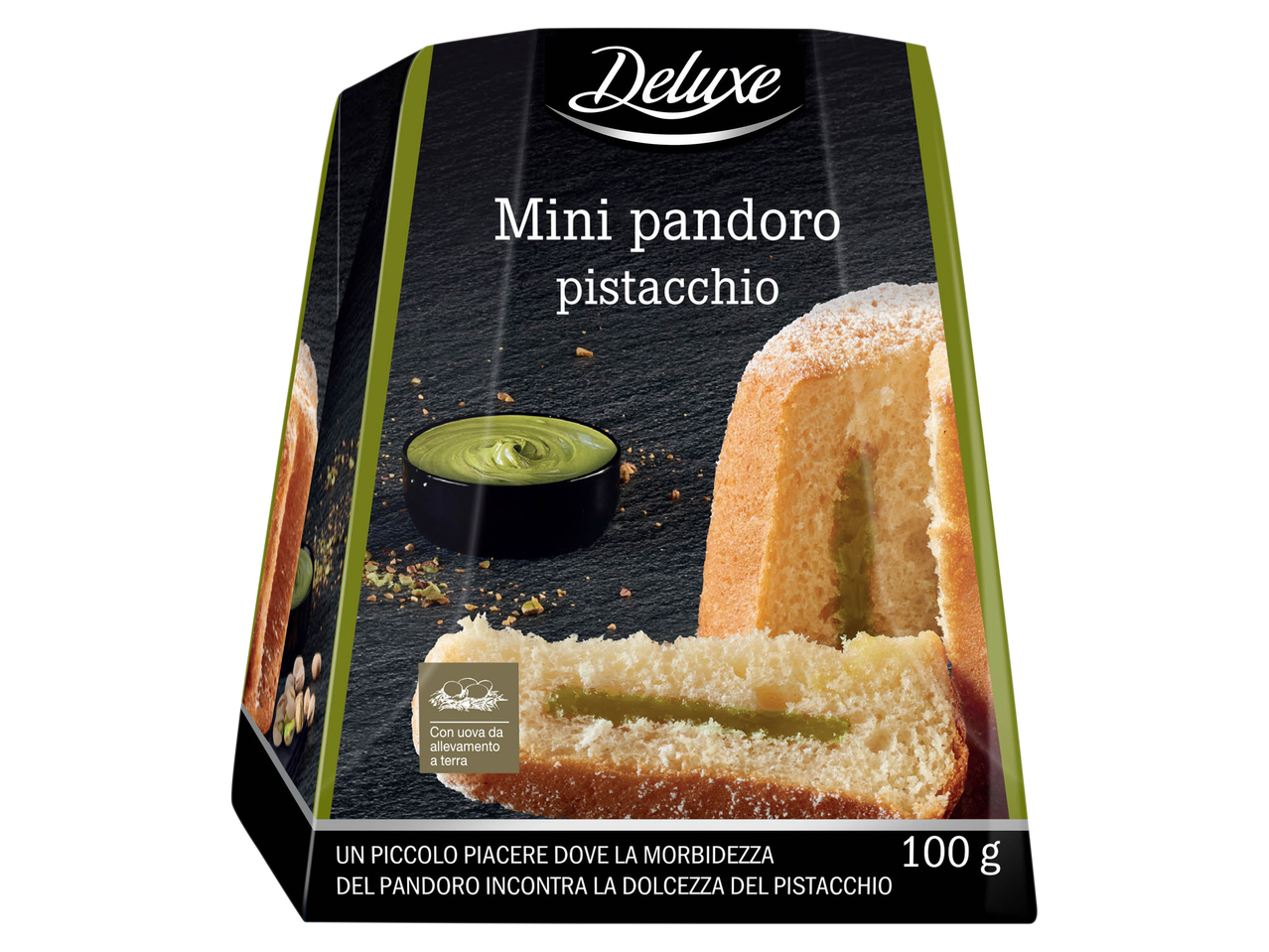 Mini-Pandoro with Pistachio Cream