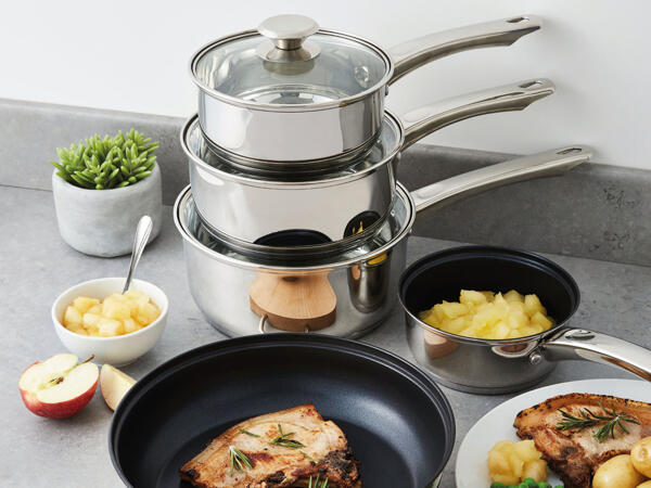 5 Piece Pan Set S/Steel