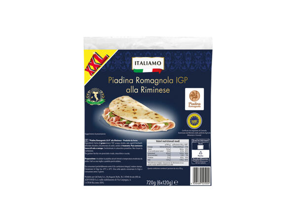 Rimini-Style Piadina Romagnola PGI