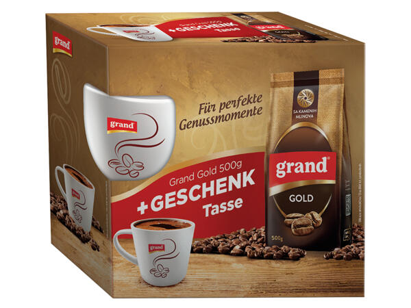Grand Kaffee Gold Geschenkset