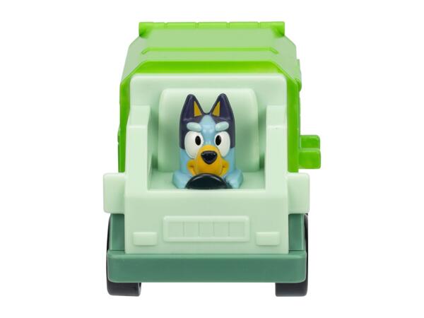 Bluey In A Green Truck