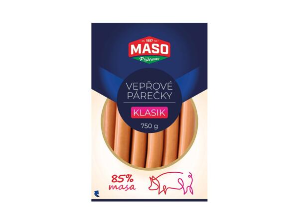 VEPŘOVÉ PÁREČKY