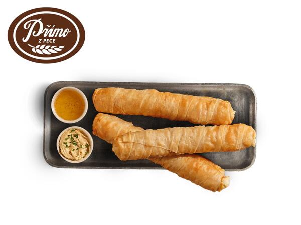 Burek se špenátem a sýrem
