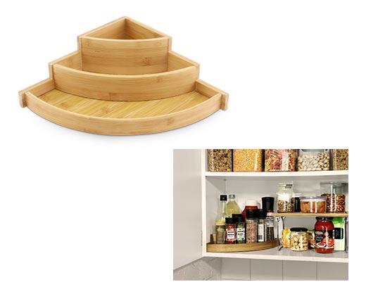 Huntington Home 
 Bamboo Kitchen Cabinet Organizer