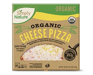 Simply Nature 
 12" Cheese Deli Pizza on Organic Wheat Crust