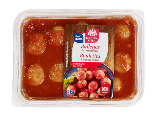 Hackbällchen in Tomatensauce