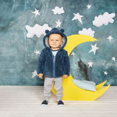 Babyplysjakke
