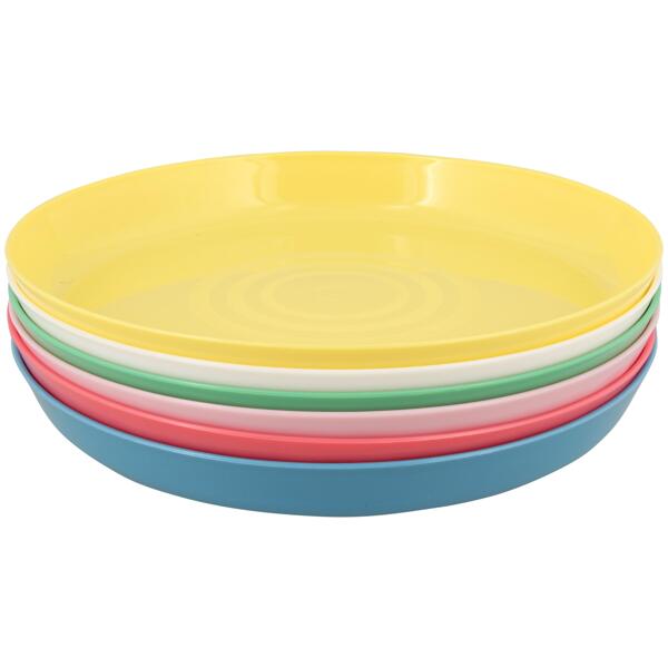 Assiettes en plastique