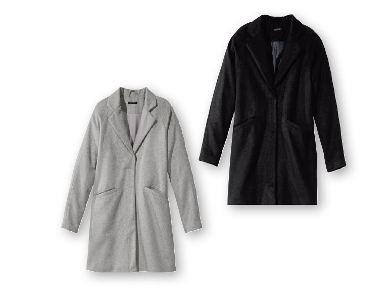 ESMARA(R) Ladies' Wool Effect Coat
