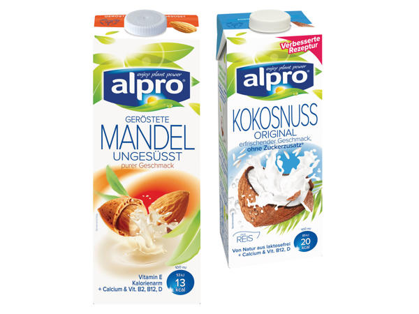 ALPRO Mandel- oder Kokosnussdrink