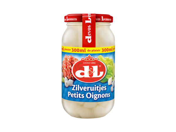 Petits oignons ou cornichons
