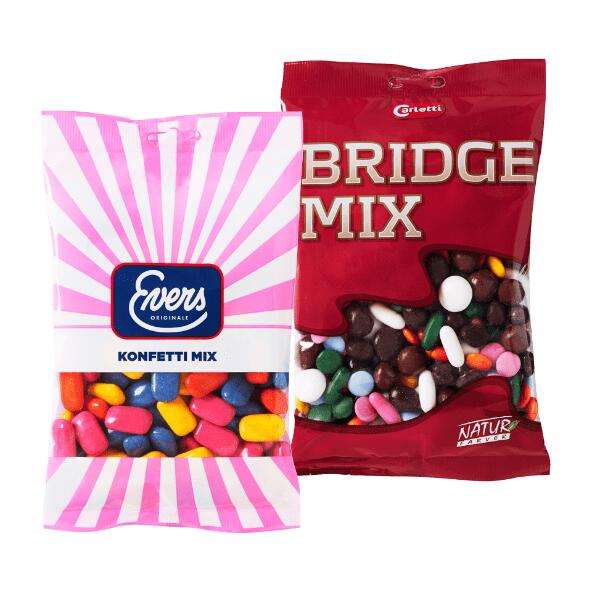 Bridge Mix eller Konfetti Mix
