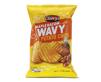 Clancy's Maple Bacon Wavy Potato Chips