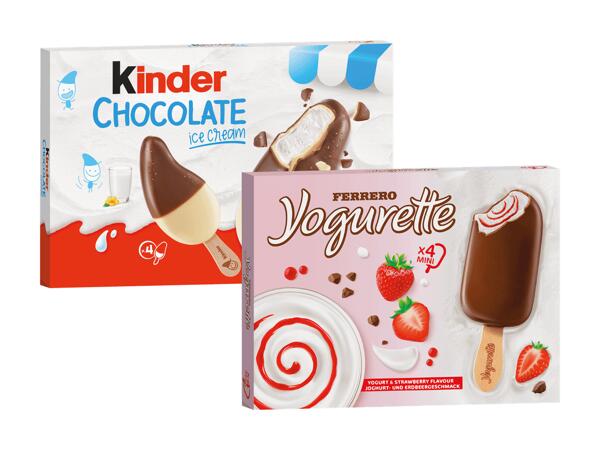 Chocolate oder Yogurette Eis