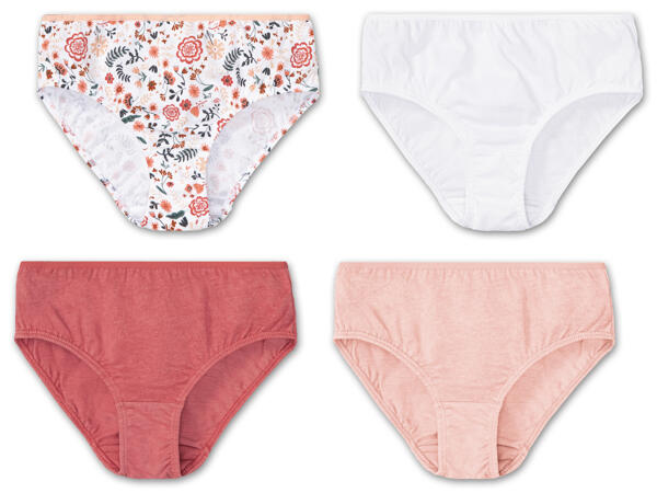 Mädchen Slip, 4 Stück