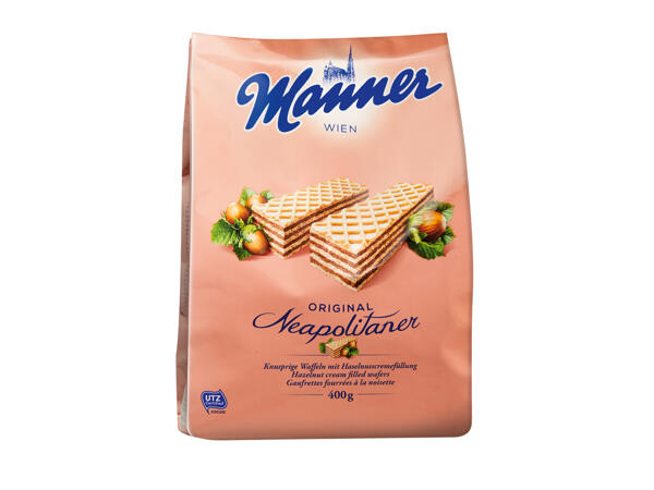 Crispy Wafers with Hazelnut Cream