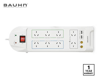 8-way Surge Protector Powerboard