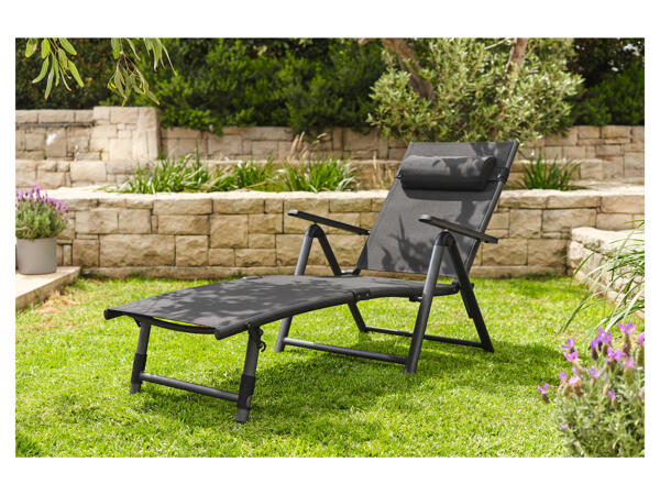 Houston Aluminium Sunlounger