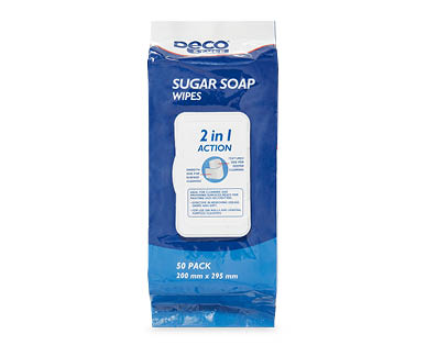 Sugar Soap Wipes 50pk