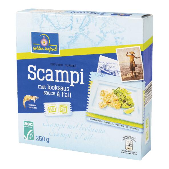 GOLDEN SEAFOOD(R) 				Scampipannetje