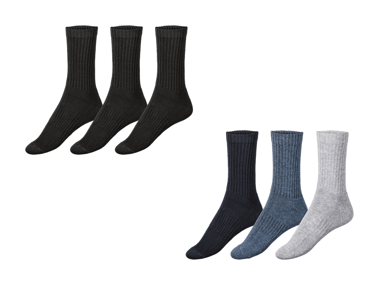 Chaussettes de travail pour homme, 3 paires1
