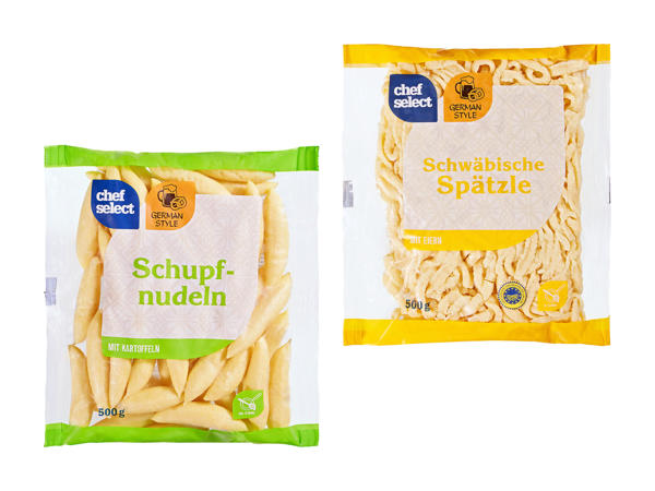 Pâtes aux pommes de terre/spätzli aux œufs