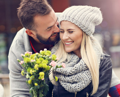 Bepflanzte Valentinsarrangements
