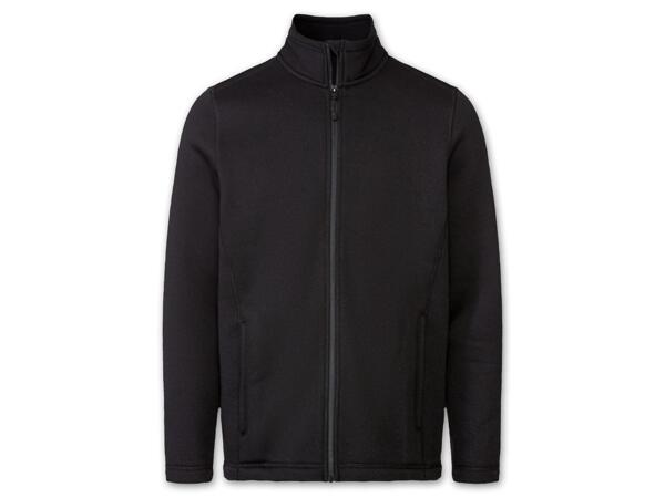 Herren Strickfleecejacke