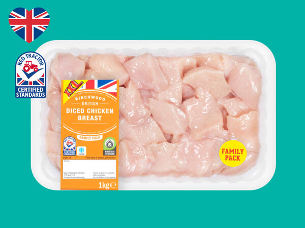 Birchwood British Diced Chicken Breast