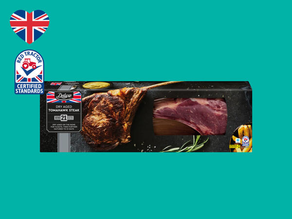 Deluxe Dry Aged British Beef Tomahawk Steak